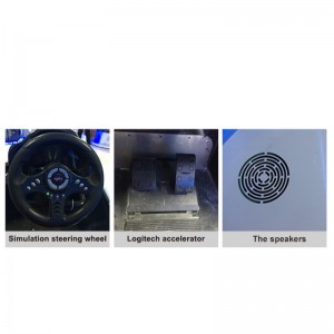 Bán xe đua VR toàn cầu bán thiết bị công viên ba trục