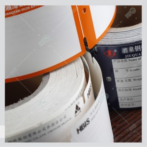 Ribbon có thể in offset có thể in thẻ treo nhiệt độ cao có thể chống rách