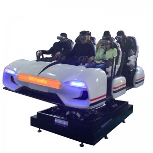 Tàu vũ trụ 9DVR (màu trắng) Bán nóng trải nghiệm giải trí thực tế ảo chỗ ngồi Rạp chiếu phim 9Dvr 6 Ghế 9vr Dành cho gia đình