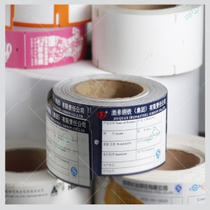 Thanh thép bão hòa màu tuyệt vời treo thẻ nhiệt độ cao