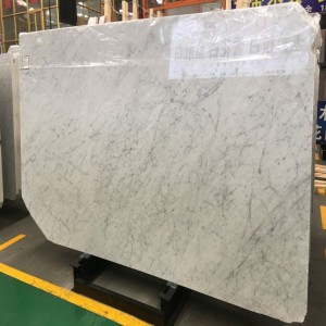 Tấm đá cẩm thạch trắng Carrara phổ biến