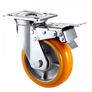 Heavy Duty - Vỏ mạ Chrome với bánh xe TPE Đen6