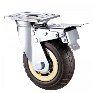 Heavy Duty - Vỏ mạ Chrome với bánh xe TPE màu đen11