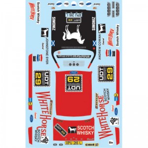 mô hình xe trượt nước decal