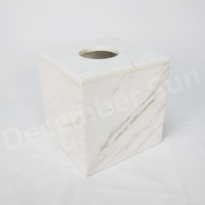 Bộ phụ kiện phòng tắm bằng đá cẩm thạch trắng thanh lịch và duyên dáng