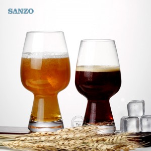 Sanzo Quảng cáo Bia Glass Có Tay cầm Tùy chỉnh Khắc Logo Bia Có thể Glass Pepsi Bia Glass