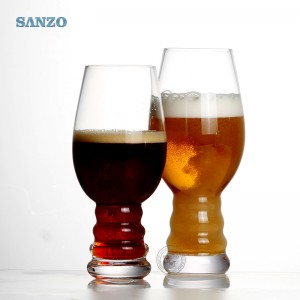Sanzo Bar Creative Crescent Shape Juice Juice Tumbler Glass Tùy chỉnh kích thước Uống Bia Glass Cá nhân Bia Glass
