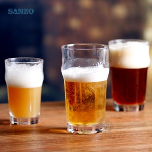 Sanzo 8 Oz Bia Glass Tùy chỉnh Bia Glass Glass Party Glass Glass