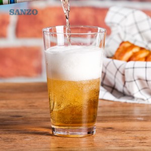 Sanzo 540ml Bia Pepsi Glass Glass Glass Boot Bia Bắc Mỹ Phong cách Bia Glass