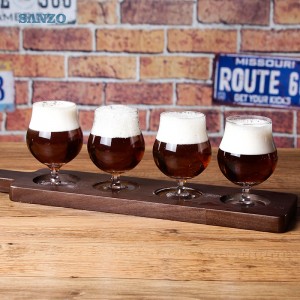 Ly bia 6 mảnh Sanzo Bộ bia thủy tinh có thể tùy chỉnh