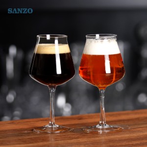 Sanzo Alcohol Bia Glass Tùy chỉnh Handmade Rõ ràng Bia Steins Perfect Bia Glass