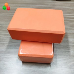 Nhà máy cung cấp bộ nhớ chất lượng cao khối eva dập nổi logo OEM tập thể dục yoga khối sinh thái in bọt tập huấn sức khỏe