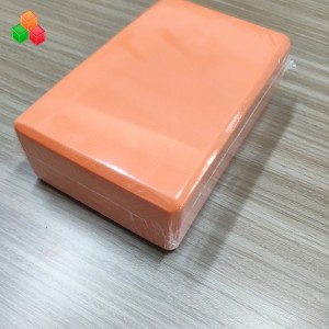 Nhà máy cung cấp bộ nhớ chất lượng cao khối eva dập nổi logo OEM tập thể dục yoga khối sinh thái in bọt tập huấn sức khỏe