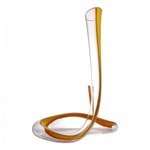 Magic Snake Style Glass Red Wine Decanter \/ Flagon 1200ml \/ 40oz Smooth Cru