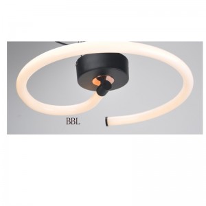 Đèn trần LED với ống acrylic