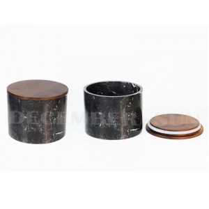 Bộ hộp đá cẩm thạch đen