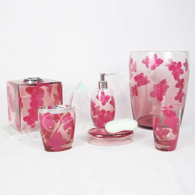 Bộ phụ kiện phòng tắm kính 6 chiếc