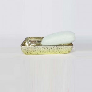 kính trong suốt với các phụ kiện phòng tắm dán decal vàng