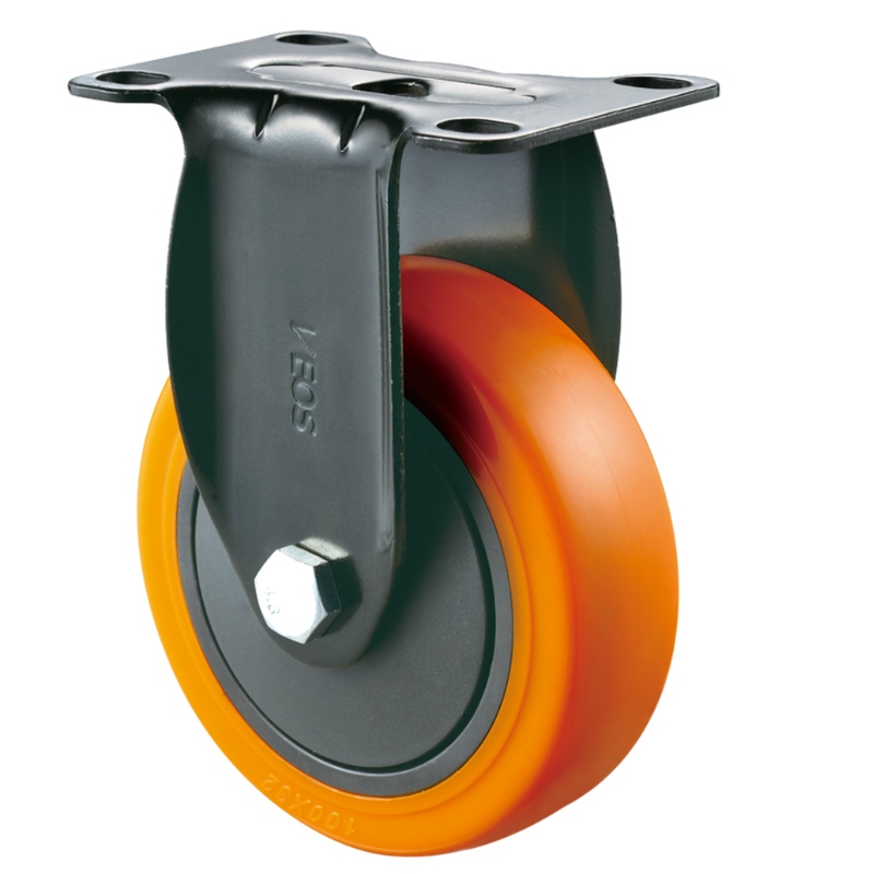 Medium Duty - Vỏ mạ Chrome với bánh xe TPE màu cam15