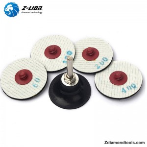 ZL-123ER 2 inch Roloc Glass đánh bóng mạ điện