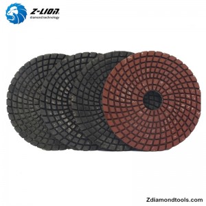 Tấm lót nhựa bê tông đánh bóng 4 inch ZL-123CM với kim loại điền