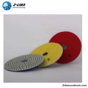 Miếng đánh bóng nhựa kim cương ZL-123S 4 INCH cho dụng cụ bằng đá