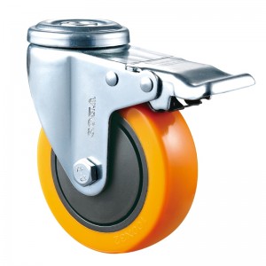 Medium Duty - Vỏ mạ Chrome với bánh xe Diamand TPE màu vàng