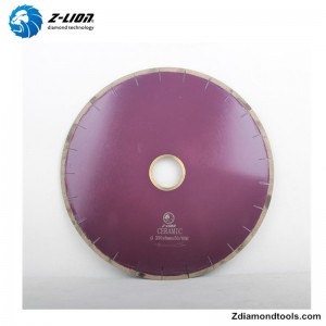 Lưỡi dao kim cương giảm giá im lặng chất lượng ZL-S-FC cho Granit ZL-N-FC