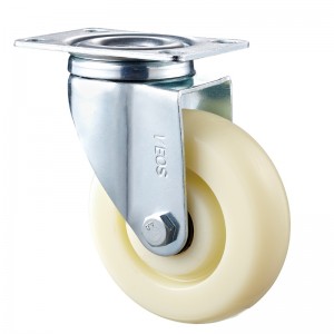 Medium Duty - Vỏ mạ Chrome với bánh xe TPE màu trắng