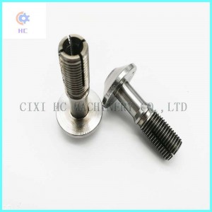Gia công chính xác CNC gia công khe đôi thông qua lỗ bu lông ốc vít