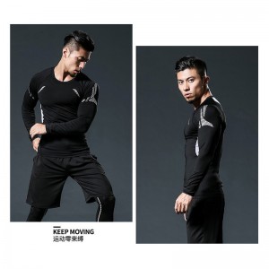 FDMM001-Thể thao nam Đào tạo Tee dài tay