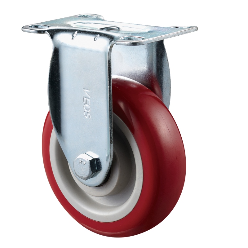 Medium Duty - Vỏ mạ Chrome với bánh xe TP2 màu đỏ