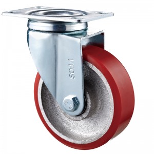 Medium Duty - Vỏ mạ Chrome với bánh xe TP3 màu đỏ