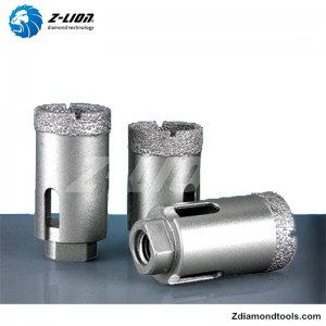 ZL-QH20 Máy khoan lõi kim cương khô được hàn chân không cho đá granite, bê tông