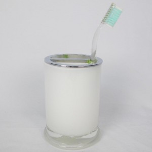 Bộ phụ kiện phòng tắm kính trắng