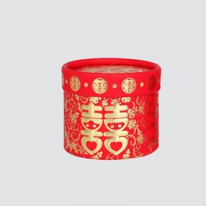 Custom Wedding Happy Event Xi lanh Hộp kẹo Hộp quà tặng thực phẩm