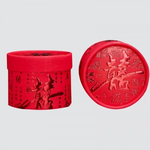 Custom Wedding Happy Event Xi lanh Hộp kẹo Hộp quà tặng thực phẩm