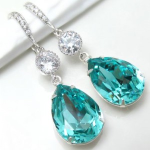 Hoa tai phụ nữ đá quý bông tai clipping bông tai dangle bông tai