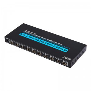 V2.0 HDMI 2x8 Switch \/ Splitter Hỗ trợ 3D Ultra HD 4Kx2K @ 60Hz HDCP2.2
