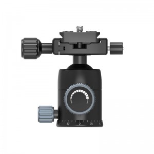 KINGJOY G0S thiết kế mới Đầu bóng xoay 360 độ với tấm phát hành nhanh arca swiss