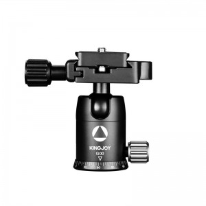 KINGJOY G00 thiết kế mới Đầu bóng xoay 360 độ với tấm phát hành nhanh arca swiss