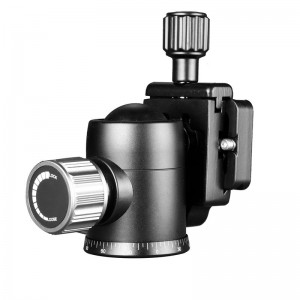 KINGJOY G0 thiết kế mới Đầu bóng xoay 360 độ với tấm phát hành nhanh arca swiss