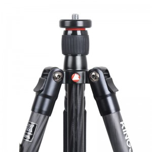 Kingjoy Tùy chỉnh thương hiệu Kingjoy Di động bằng nhôm Ảnh chân máy ảnh Chân đế với Đầu bóng cho Dslr kỹ thuật số