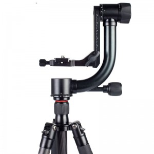 Đầu chân máy ảnh nhôm nặng gimbal KINGJOY KH-6900 cho máy ảnh ống kính dài