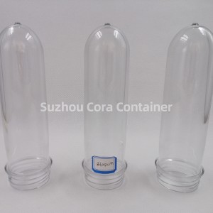 41mm 105g Kích thước cổ 48mm Plasitc Pet Preform cho nước giải khát dầu