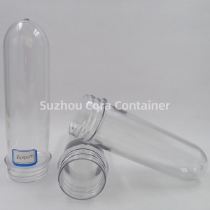 41mm 105g Kích thước cổ 48mm Plasitc Pet Preform cho nước giải khát dầu