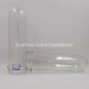 65mm 240g Kích thước cổ 72mm Plasitc Pet Preform cho nước giải khát dầu