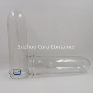 65mm 250g Kích thước cổ 72mm Plasitc Pet Preform cho nước giải khát dầu