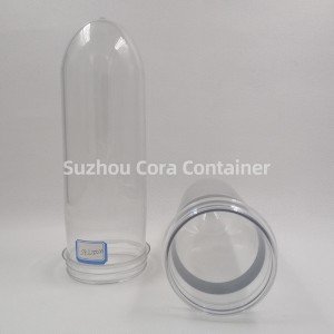 65mm 222g Kích thước cổ 73mm Plasitc Pet Preform cho nước giải khát dầu
