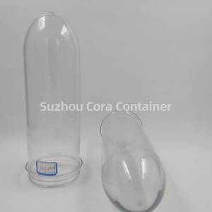 65mm 222g Kích thước cổ 73mm Plasitc Pet Preform cho nước giải khát dầu